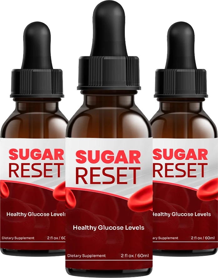SugarReset blood sugar support formula three-bottle package